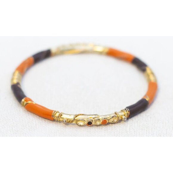 Vintage Fortune Luck Bangle 8 Inch - AB1 - Picture 2 of 3